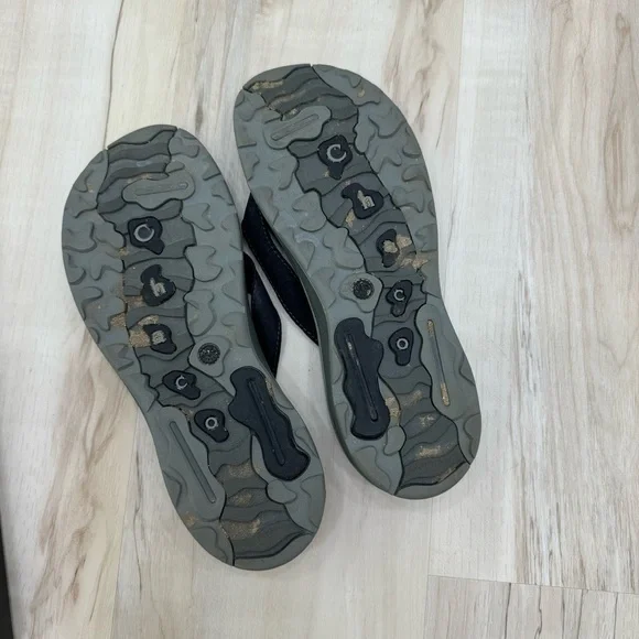 Chaco Flip Flops Reversiflip Black with interchangeable straps Sz women’s 9 - Picture 4 of 5